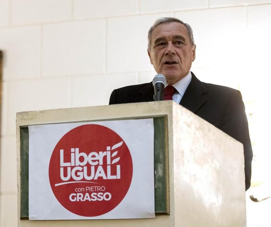 Salta l'evento con Pietro Grasso, il leader di LeU scrive ai marsalesi